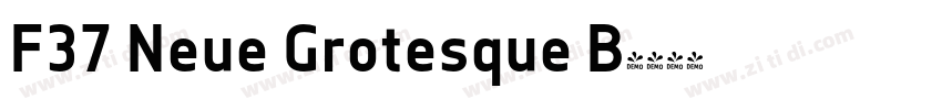 F37 Neue Grotesque B字体转换